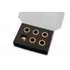 Compressiering EK Water Blocks aluminium goud 6 stuks