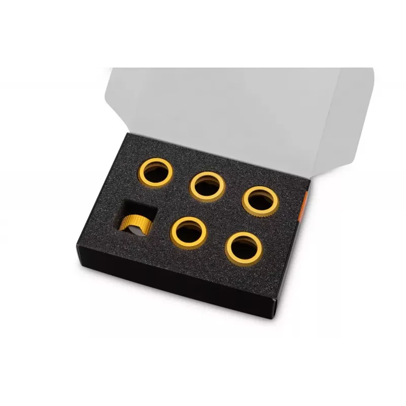 Compressiering EK Water Blocks aluminium goud 6 stuks