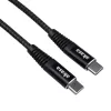 USB-kabel Akasa AK-CBUB54-10BK 1 m USB-C zwart