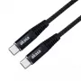 USB-kabel Akasa AK-CBUB54-10BK 1 m USB-C zwart
