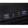 PC-behuizing Silverstone ML04 HTPC zwart