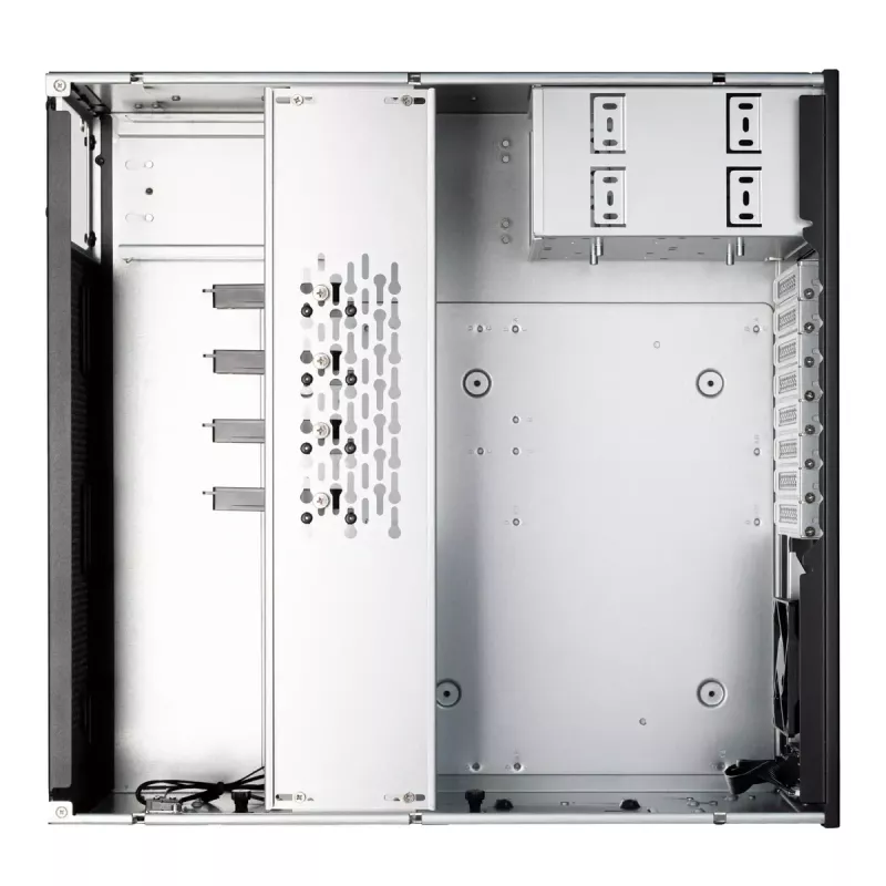Serverrack Silverstone RM46-502-I Zwart ATX 1x80mm-ventilator