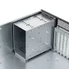Serverrack Silverstone RM46-502-I Zwart ATX 1x80mm-ventilator