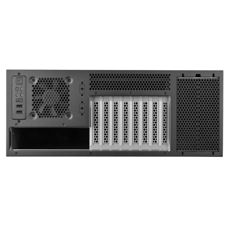 Serverrack Silverstone RM46-502-I Zwart ATX 1x80mm-ventilator
