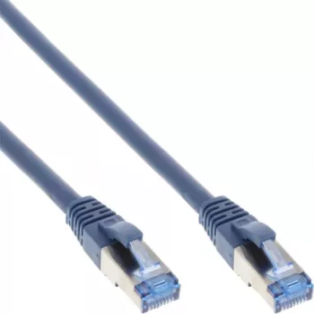 InLine patchkabel S/FTP PiMF Cat.6A halogeenvrij 500MHz blauw 1.5m