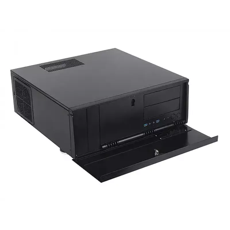 PC-kast Silverstone Grandia GD07 HTPC Zwart