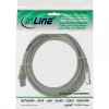 InLine patchkabel S/FTP PiMF Cat.6A halogeenvrij 500MHz grijs 15m
