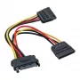 InLine SATA Y-stroomkabel SATA-bus / 2x SATA-stekker 0,15 m
