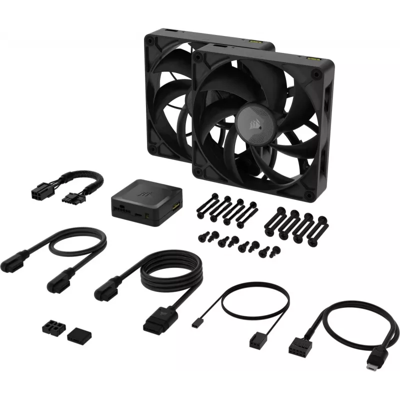 Ventilator Corsair iCUE LINK RX140 MAX 14 cm zwart 300-1600 tpm