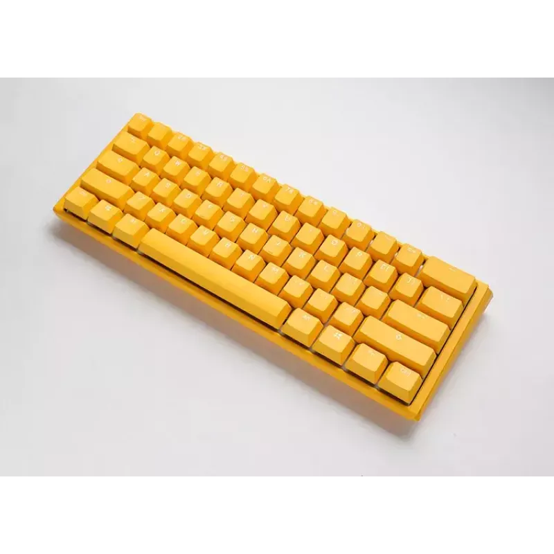 Ducky One 3 geel Mini toetsenbord gaming USB Duits mechanisch RGB