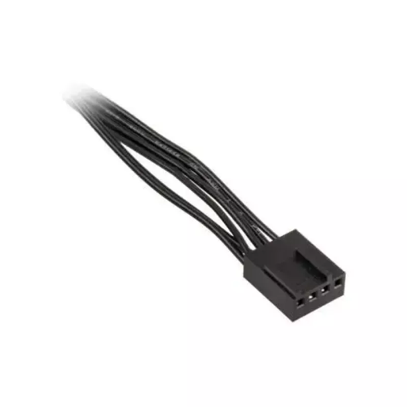 Kolink PGW-AC-KOL-113 1-op-4 PWM-ventilatorsplitterkabel, 35 cm, gevlochten, zwart