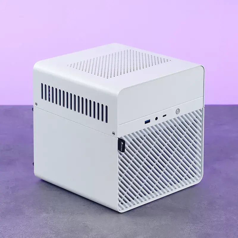 Jonsbo N2 Mini-ITX NAS-behuizing, kubus, aluminium/staal, wit