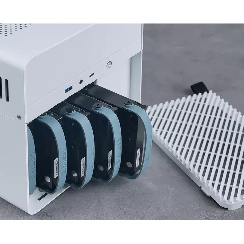 Jonsbo N2 Mini-ITX NAS-behuizing, kubus, aluminium/staal, wit