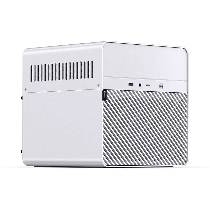Jonsbo N2 Mini-ITX NAS-behuizing, kubus, aluminium/staal, wit