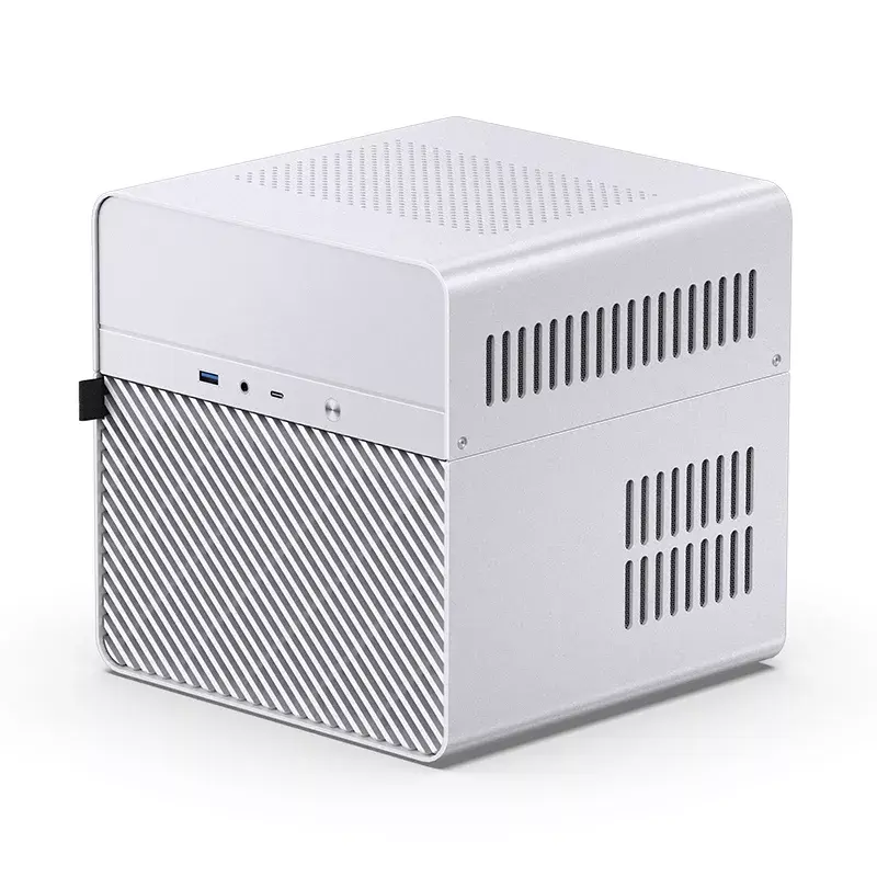Jonsbo N2 Mini-ITX NAS-behuizing, kubus, aluminium/staal, wit