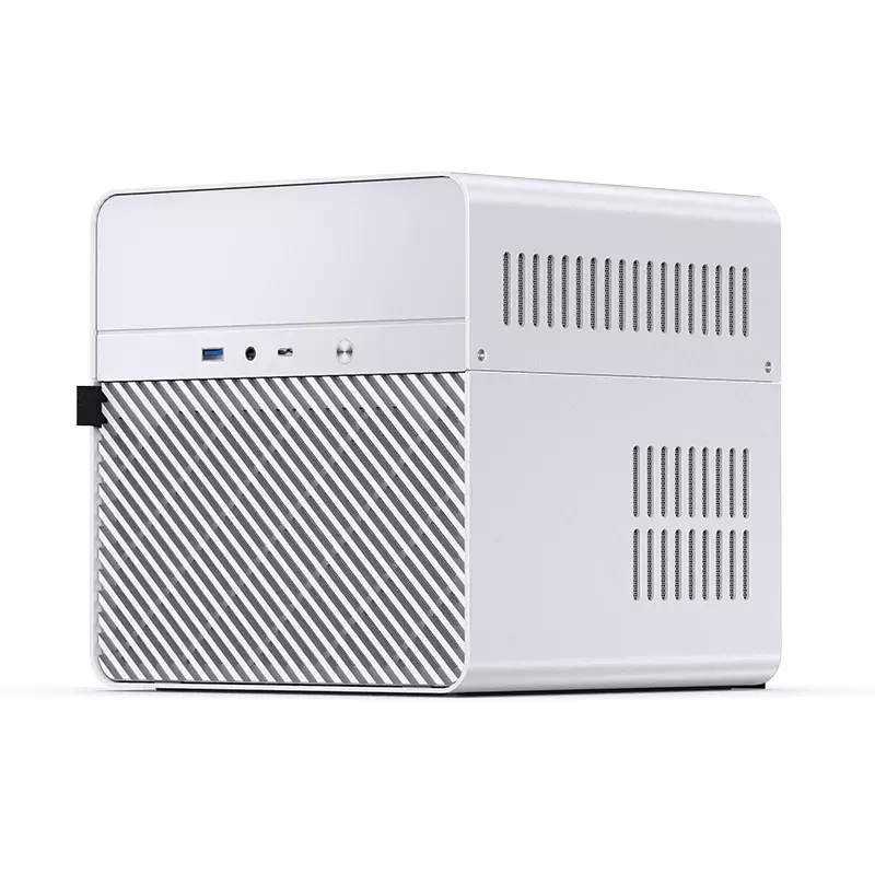 Jonsbo N2 Mini-ITX NAS-behuizing, kubus, aluminium/staal, wit