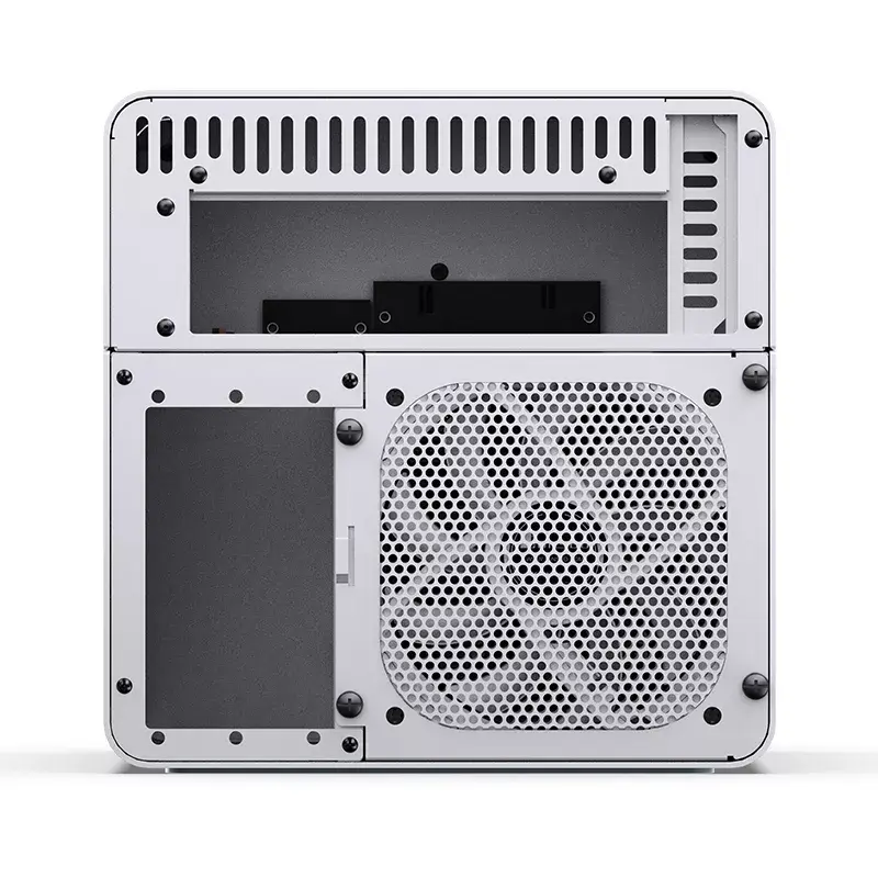 Jonsbo N2 Mini-ITX NAS-behuizing, kubus, aluminium/staal, wit