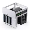 Jonsbo N2 Mini-ITX NAS-behuizing, kubus, aluminium/staal, wit