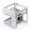 Jonsbo N2 Mini-ITX NAS-behuizing, kubus, aluminium/staal, wit