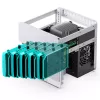 Jonsbo N2 Mini-ITX NAS-behuizing, kubus, aluminium/staal, wit