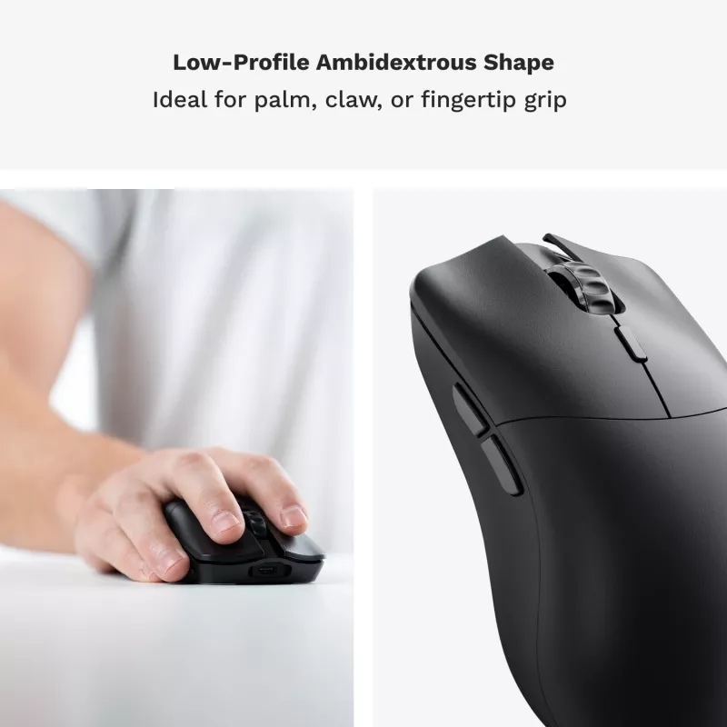 Glorious Gaming Glorious Model O 2 PRO Wireless - 1K polling - zwart