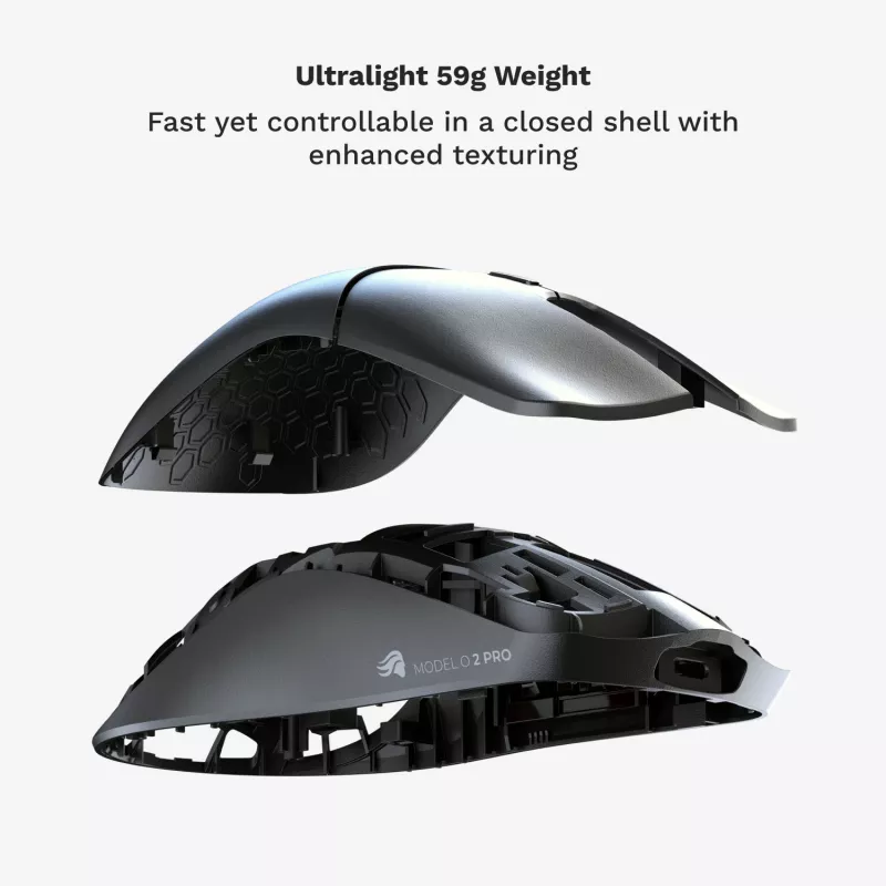 Glorious Gaming Glorious Model O 2 PRO Wireless - 1K polling - zwart