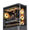 Computerbehuizing Jonsbo D400 midi tower ATX tempered glass – zwart