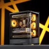 Computerbehuizing Jonsbo D400 midi tower ATX tempered glass – zwart