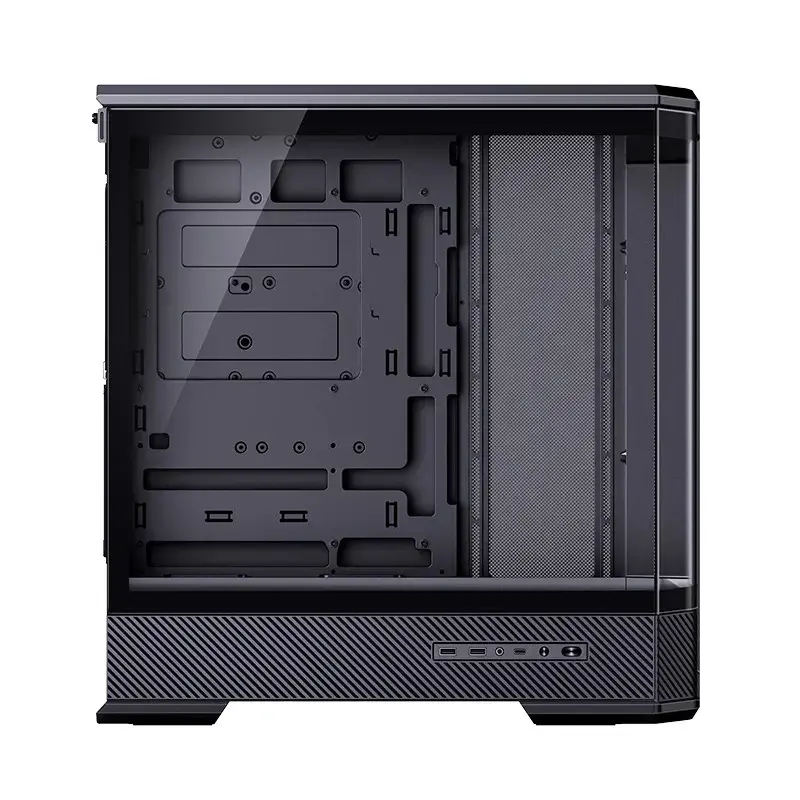 Computerbehuizing Jonsbo D400 midi tower ATX tempered glass – zwart