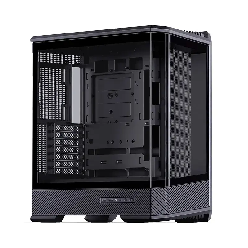 Computerbehuizing Jonsbo D400 midi tower ATX tempered glass – zwart