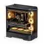 Computerbehuizing Jonsbo D400 midi tower ATX tempered glass – zwart