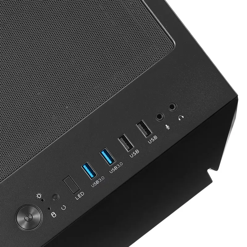 PC-behuizing Silverstone FARA V1M PRO tower zwart