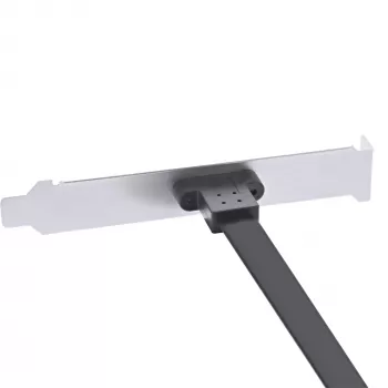 InLine PCI-slotbeugel, USB-C naar USB 3.2 frontpaneel Key-A intern, 0,5 m