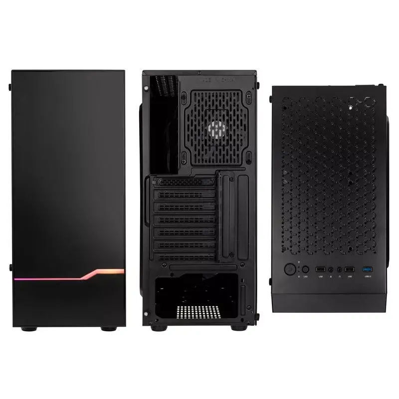 PC-behuizing Kolink Inspire K9 ARGB midi tower zwart