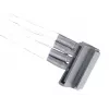 SilverStone SST-PP07-BTSW 4-pins Molex naar 4x SATA-voedingsverlengkabel, 0,3 m, wit