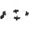SilverStone SST-PP07-BTSW 4-pins Molex naar 4x SATA-voedingsverlengkabel, 0,3 m, wit