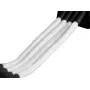 Kabel Silverstone SST-PP07-BTSW 0,3m Molex 4p naar 4xSATA