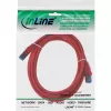 InLine patchkabel S/FTP PiMF Cat.6A halogeenvrij 500MHz rood 2m