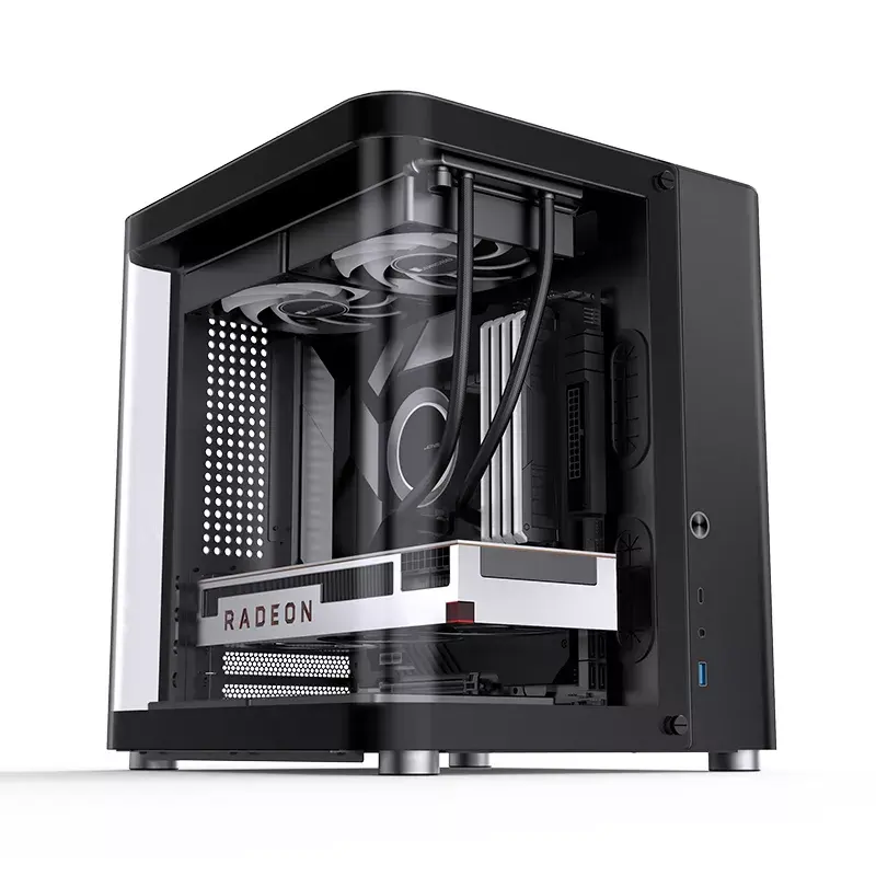 PC-behuizing Jonsbo TK-1 2.0 Mini Tower Zwart