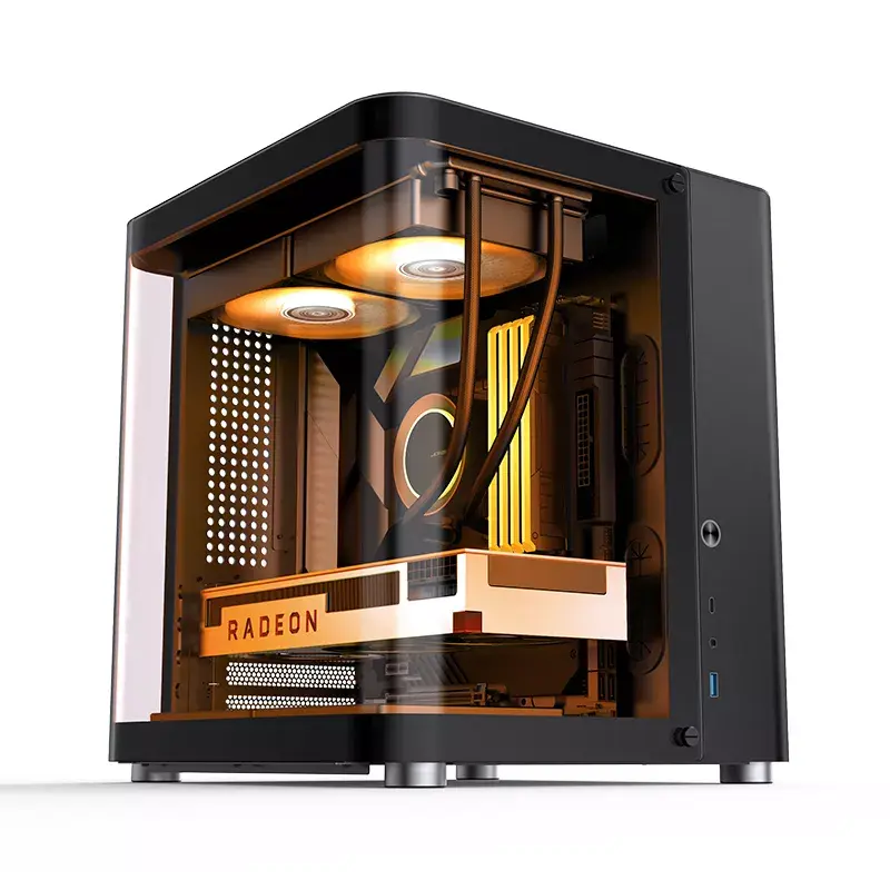 PC-behuizing Jonsbo TK-1 2.0 Mini Tower Zwart