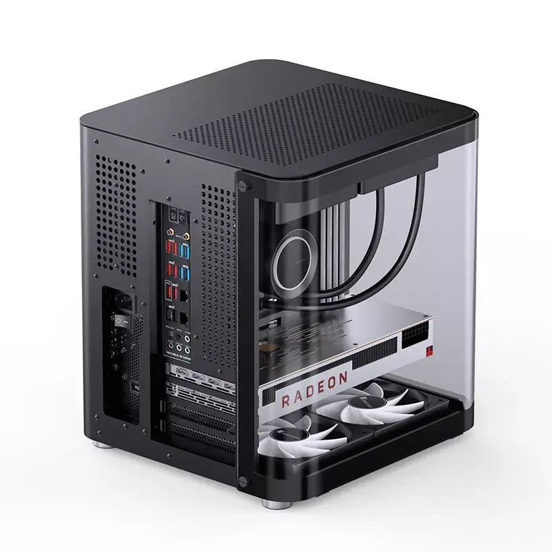 PC-behuizing Jonsbo TK-1 2.0 Mini Tower Zwart