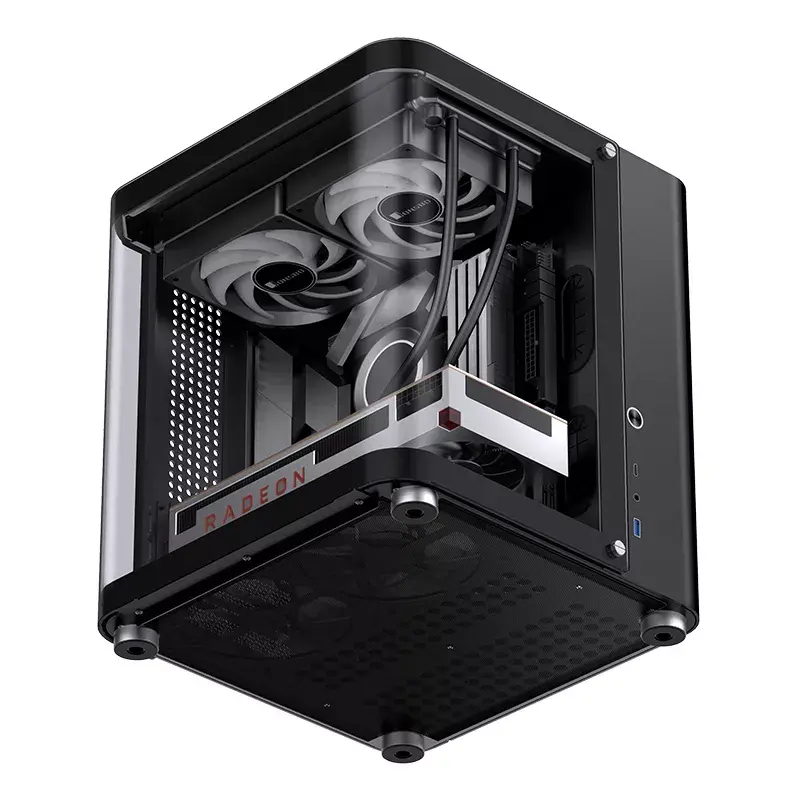 PC-behuizing Jonsbo TK-1 2.0 Mini Tower Zwart