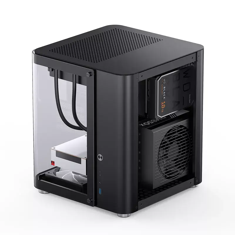 PC-behuizing Jonsbo TK-1 2.0 Mini Tower Zwart