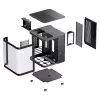 PC-behuizing Jonsbo TK-1 2.0 Mini Tower Zwart