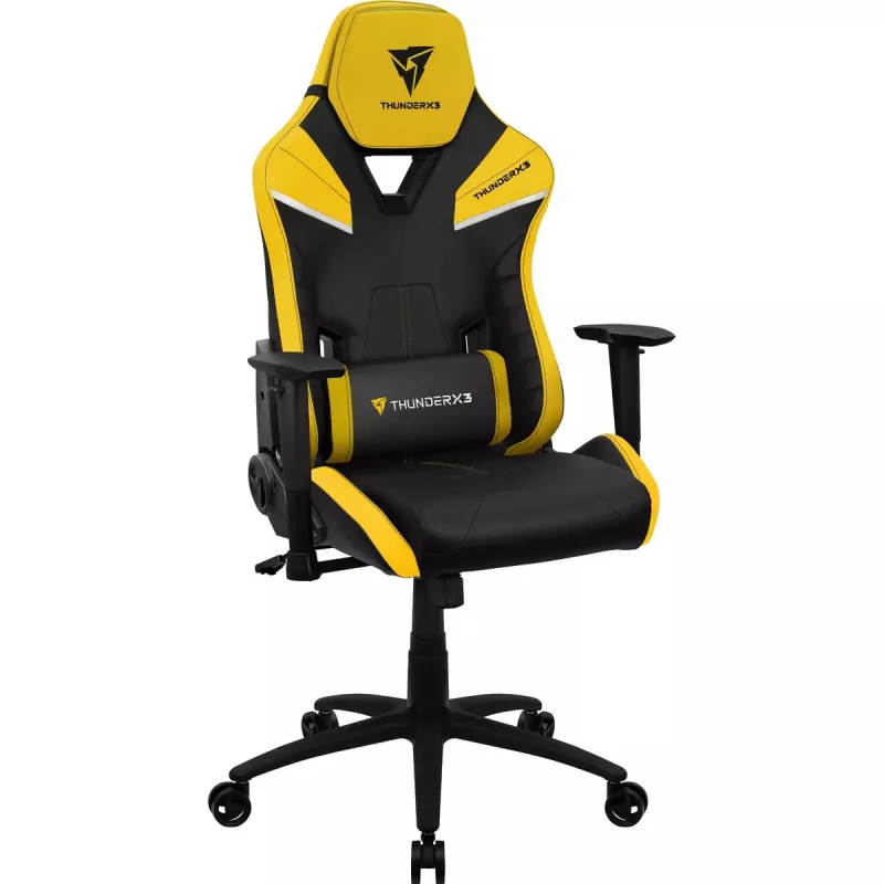 Universele gaming-stoel ThunderX3 TC5 Air Tech Gevoerde zitting Zwart Geel