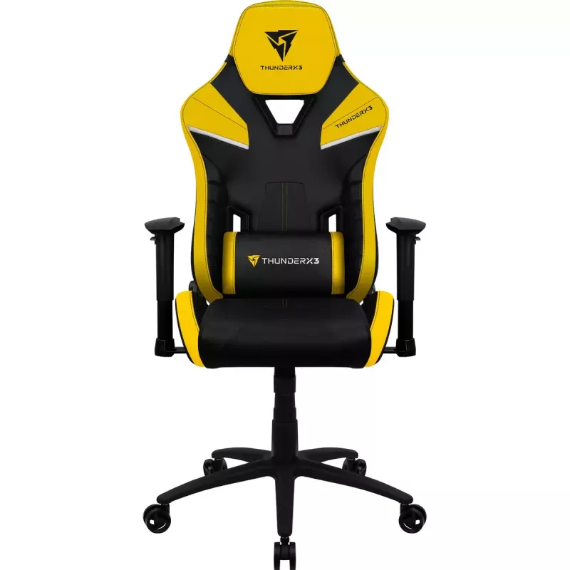 Universele gaming-stoel ThunderX3 TC5 Air Tech Gevoerde zitting Zwart Geel