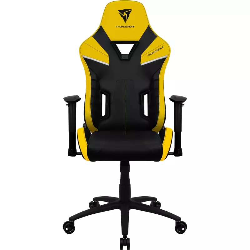 Universele gaming-stoel ThunderX3 TC5 Air Tech Gevoerde zitting Zwart Geel