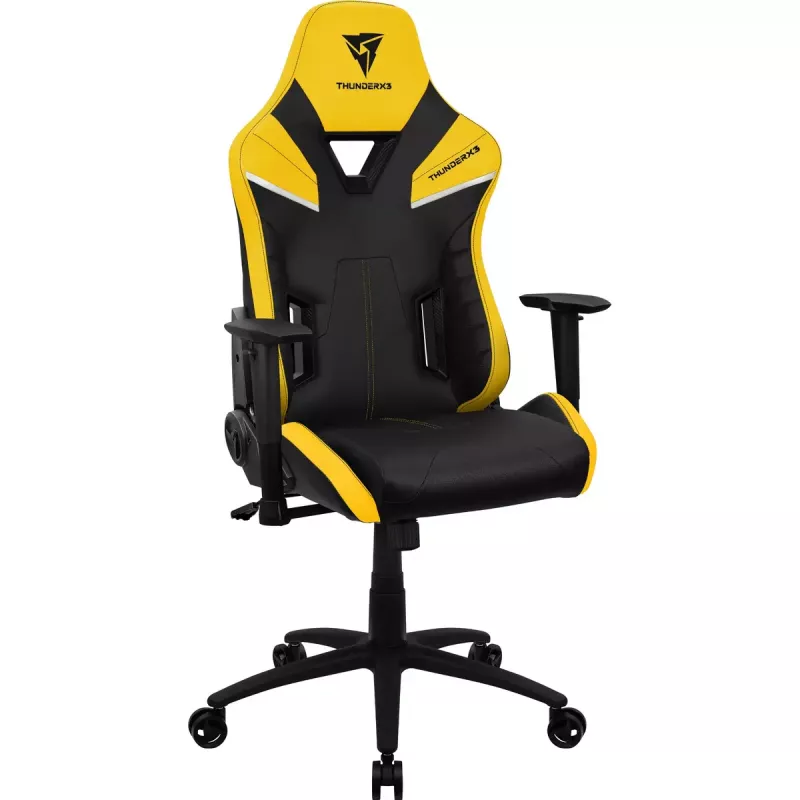 Universele gaming-stoel ThunderX3 TC5 Air Tech Gevoerde zitting Zwart Geel