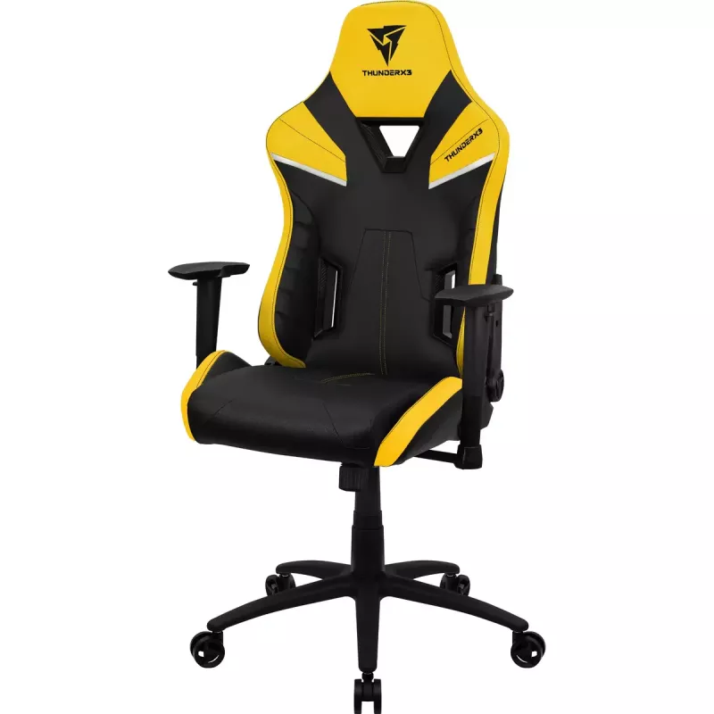 Universele gaming-stoel ThunderX3 TC5 Air Tech Gevoerde zitting Zwart Geel