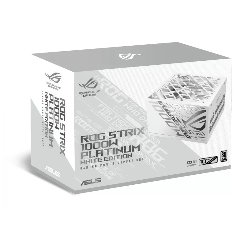 ASUS ROG -STRIX-1000P-GAMING-WHITE Voeding 1000 W 20+4 pin ATX ATX
